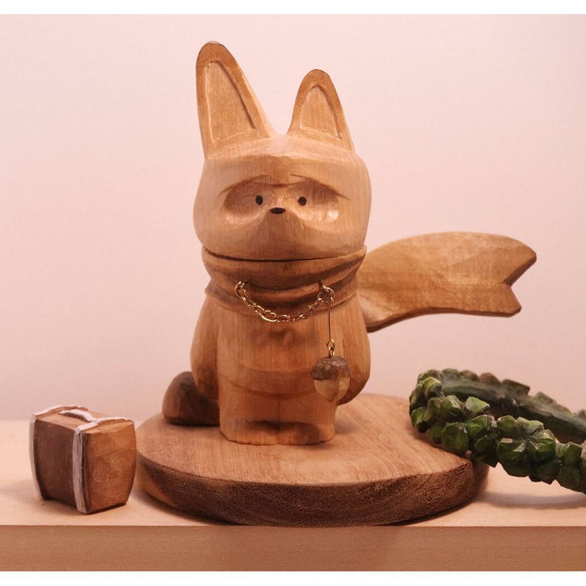 P-Pet Xeno Fox Wood Craft