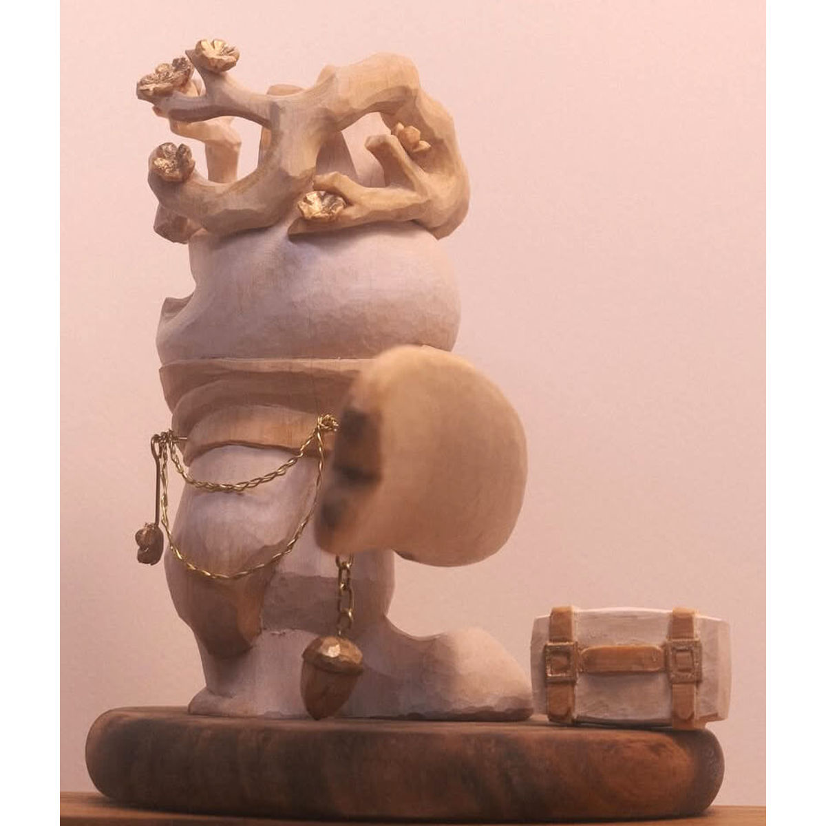 P-Pet Xeno Fox Wooden Hand Craft