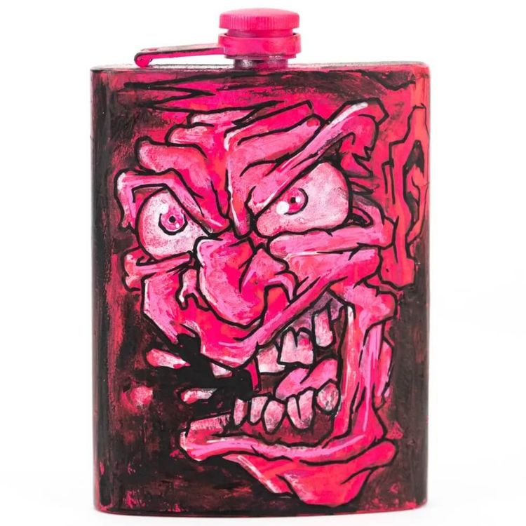 PI – Craze Dilation in pink on flask by Skatchface