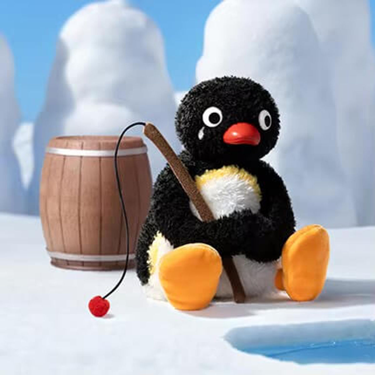 POPMART Baby Molly PINGU Happy Fishing Series Vinyl pendant