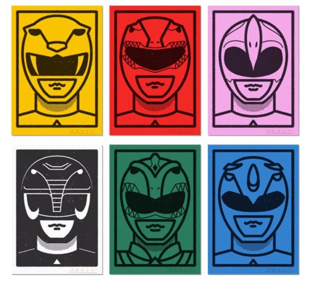 POWER RANGERS created by Famous Adolf (Adolf Rodriguez)