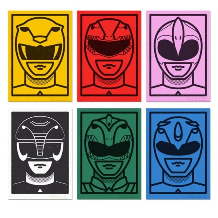 POWER RANGERS by Famous Adolf (Adolf Rodriguez)