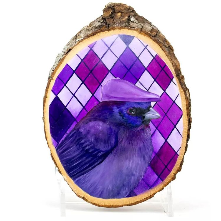 PU – Mr. Purple Bird by Diana Teeter