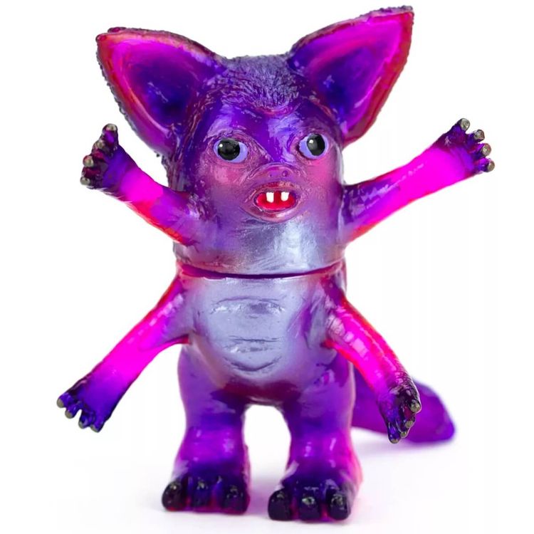 PU – Neko MiMi – Purple 1 – one off by Grumble Toy (Ainsley Sturko)