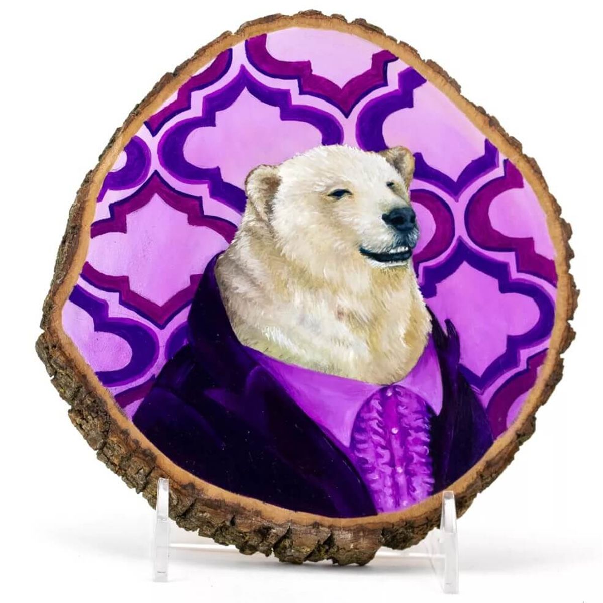 PU – Purple Prom Polar Bear