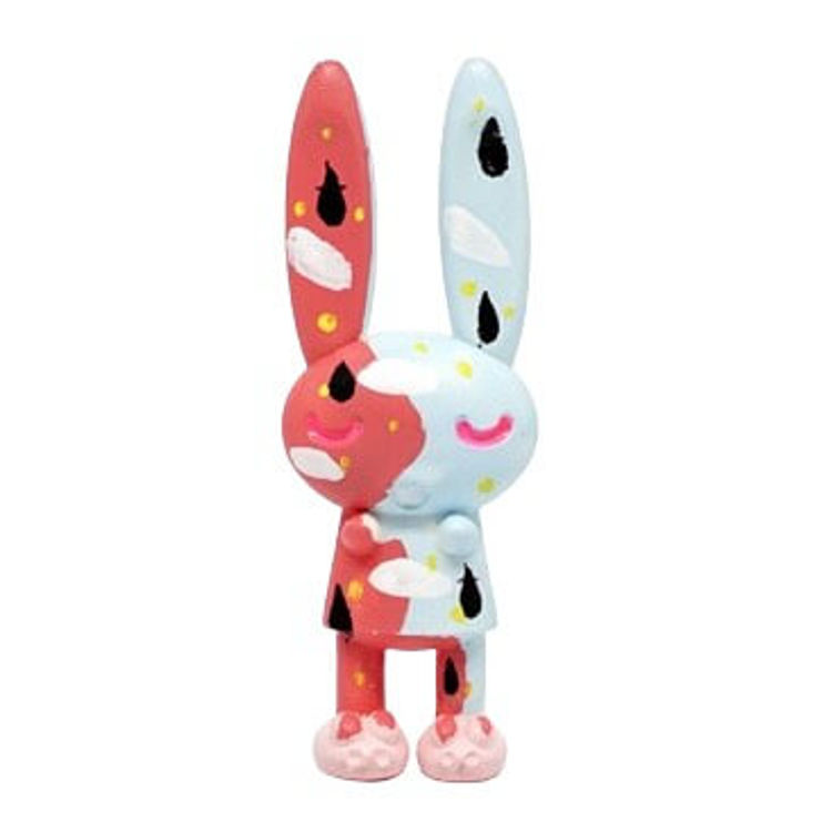 Painted Bunnies A by Peter Kato