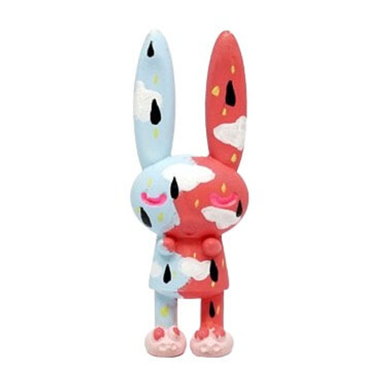 Painted Bunnies C by Peter Kato