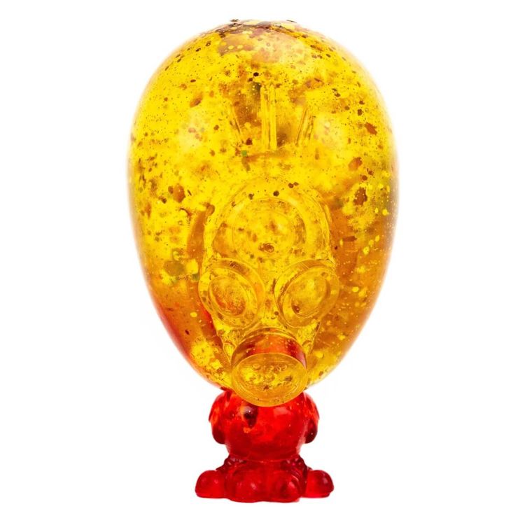 Palomita Toxic Glitter Yellow Red by Cereso Monky