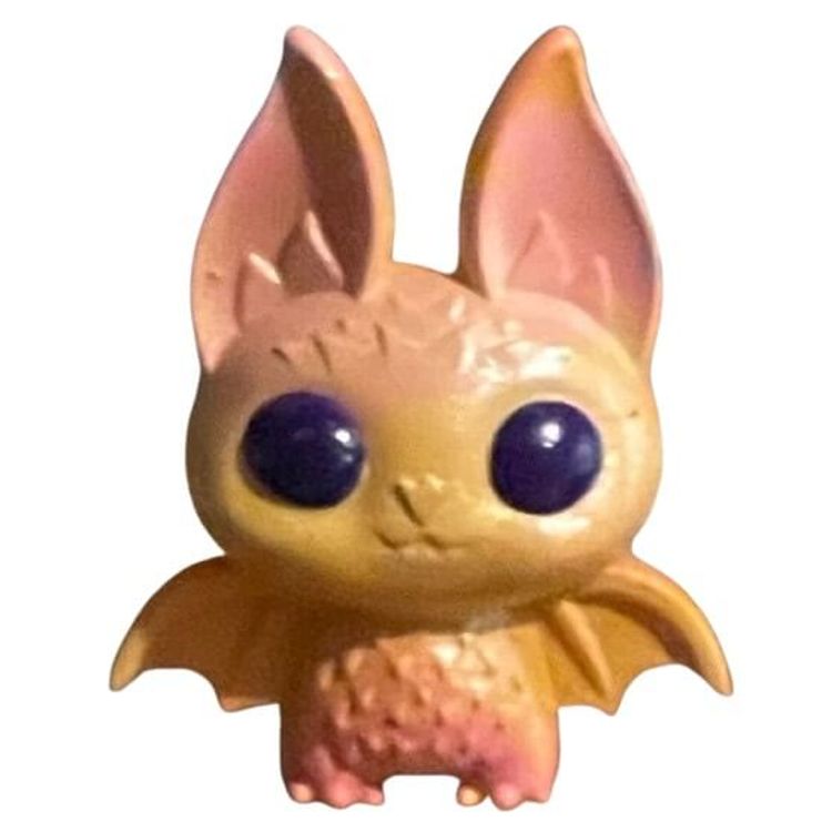 Pastel Orange Mini Baby Bat by Jeremiah Ketner
