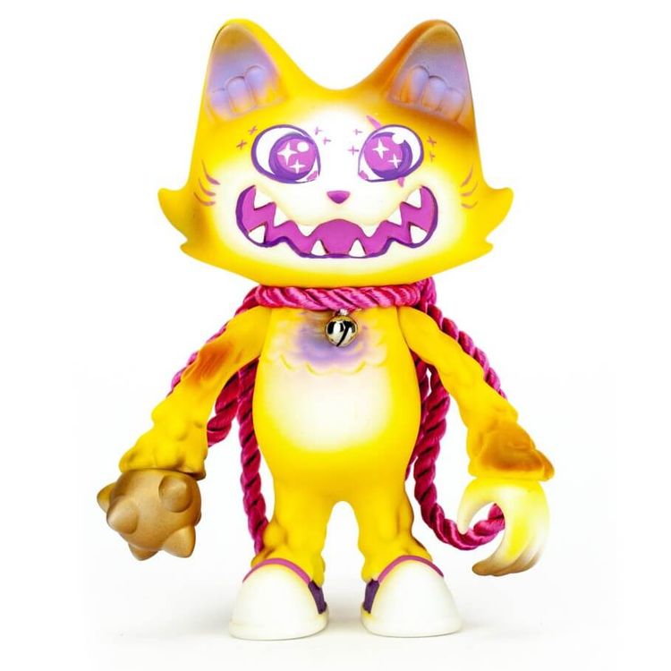 Pastel Yellow Wananeko by Stickup Monsters (Javier Jiménez)