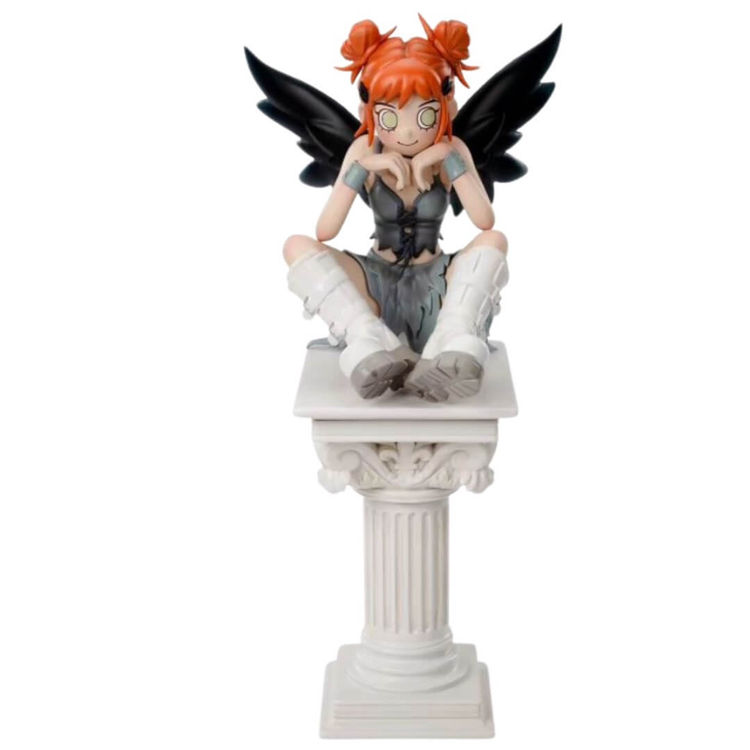 Peach Riot Gigi - Dark Angrl Figurine by Libby Frame