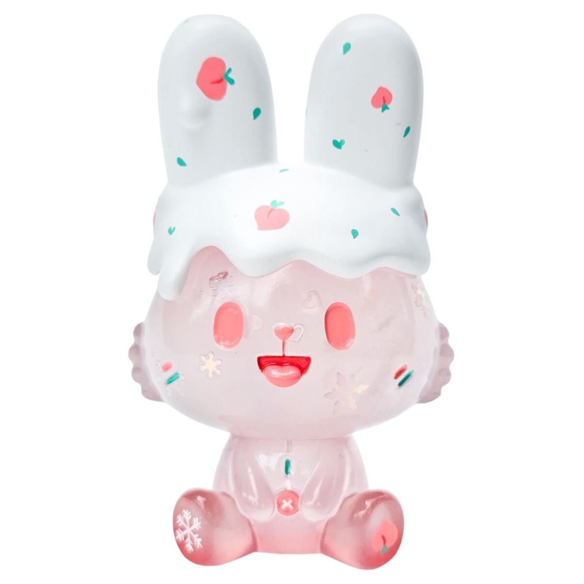 Peach Snow Robin GID