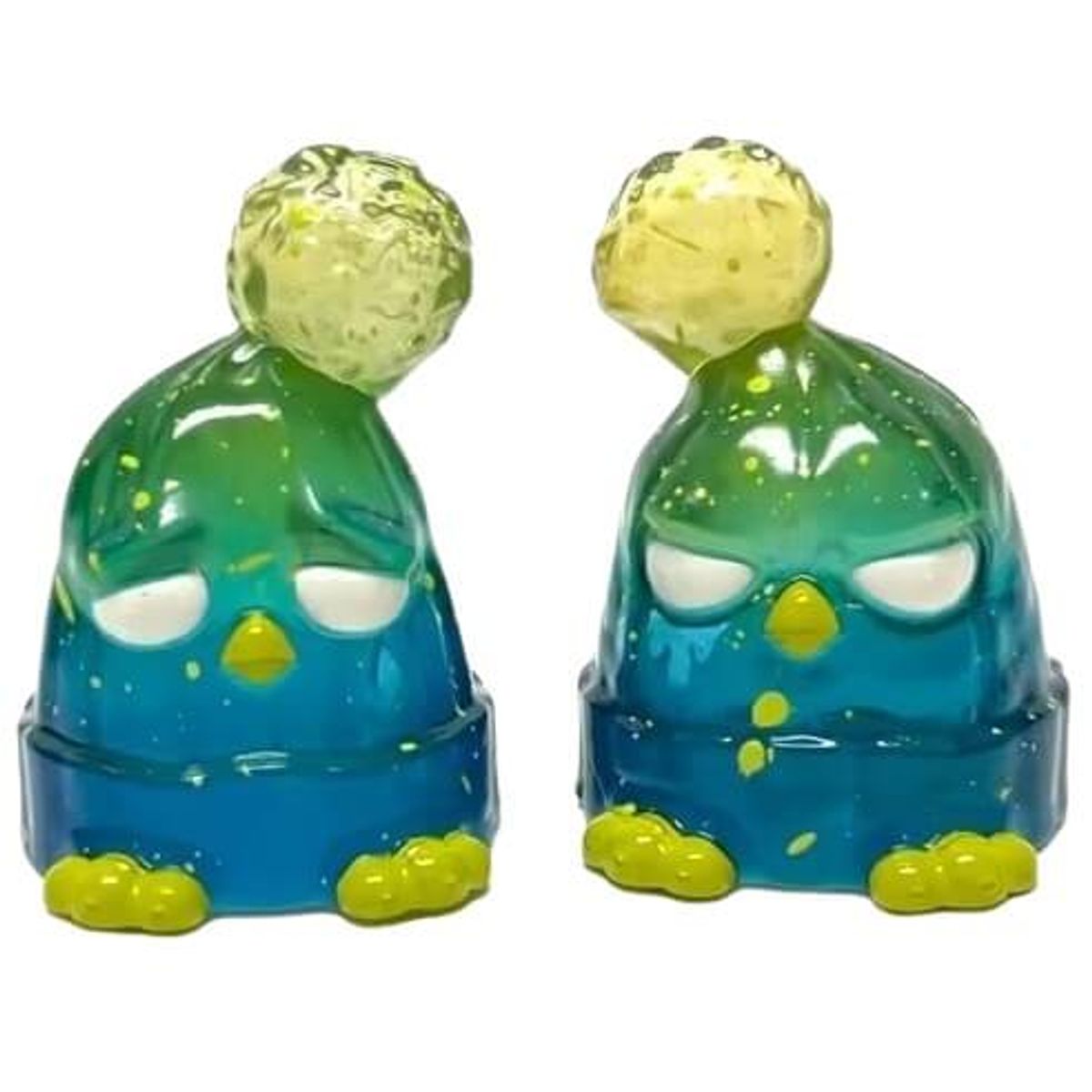 Peacock Rock Beanie Birdz (Set)