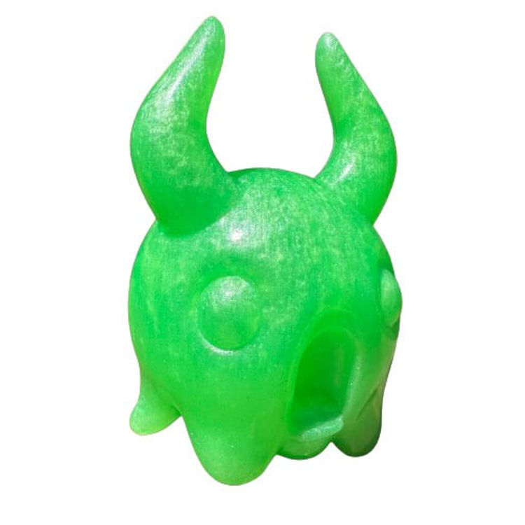 Pearl Green Horned Glorble  by Fixed Temple Toys