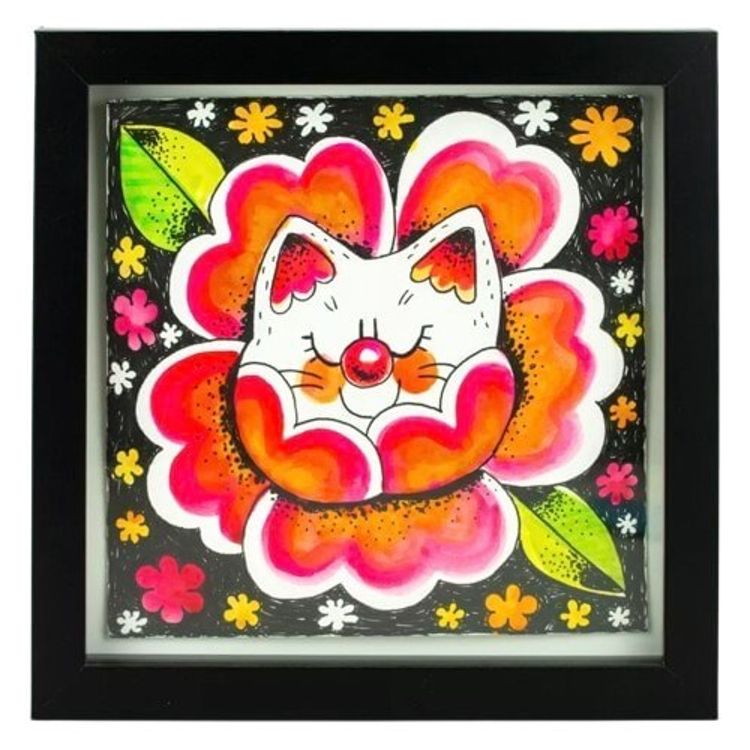 Peony Cat by Pinkgabbercat (Gabby Kash)