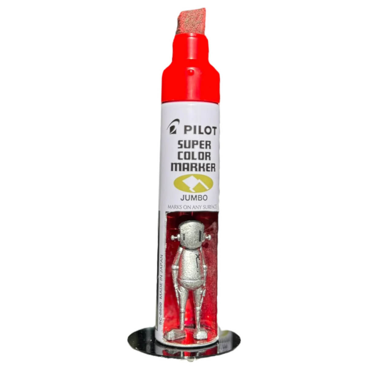 Permanent Series Silver with Red Marker