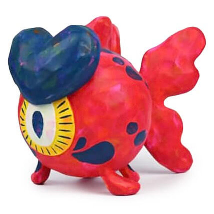 Petto One-Eyed Gold Fish Red by Michael Chuah