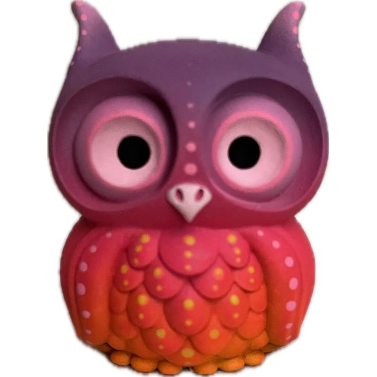 Pink  Cosmic Owl by Miss Muju