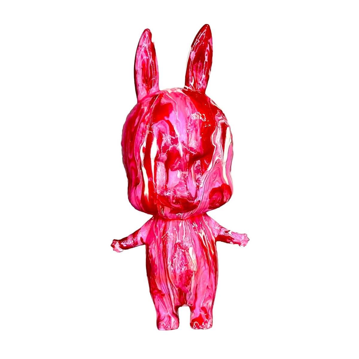 Artsy Swirl Labubu Red/Pink