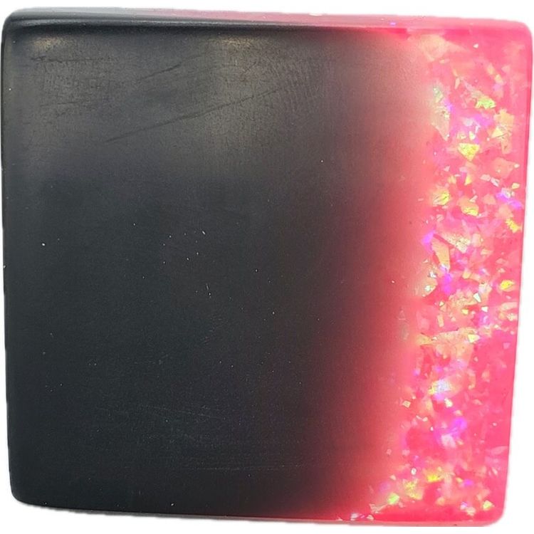 Black/Pink - Worry Pebble by Glow Man Dan