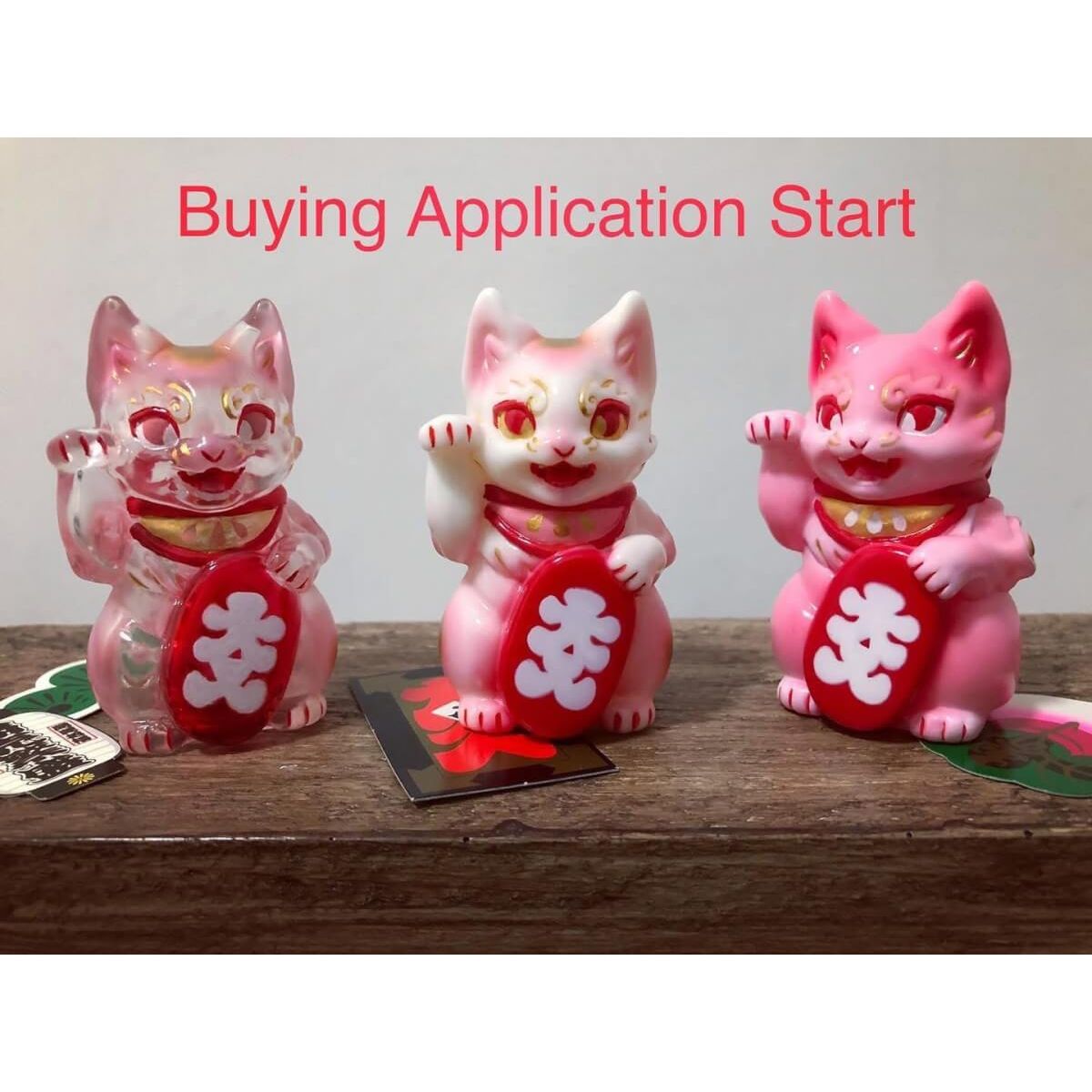 Pink Bake Lucky Cat
