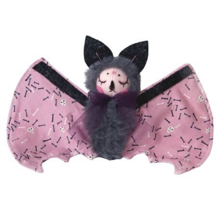 Pink Bat Wall Hanging by Nightly Made (Megan Mahfoud)