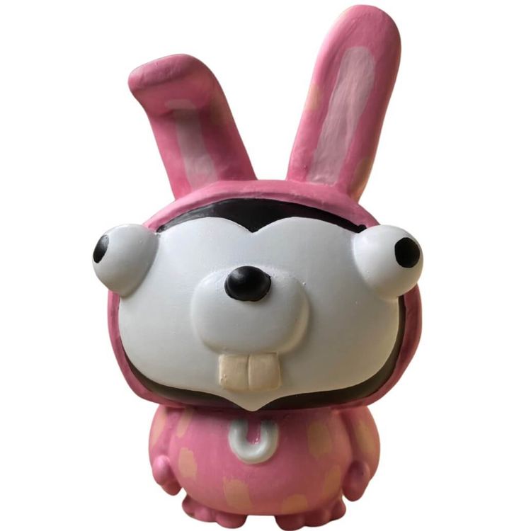 Pink Bunny Dudu by Drawdelow