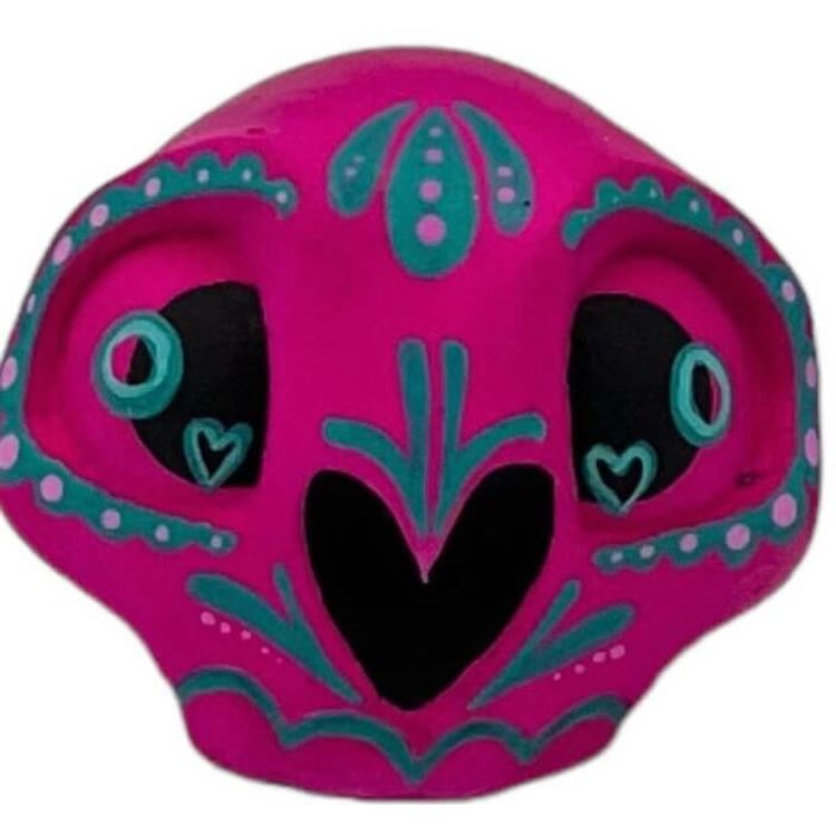 Pink Calaca by Priscilla Marquez aka PriscillasArte 