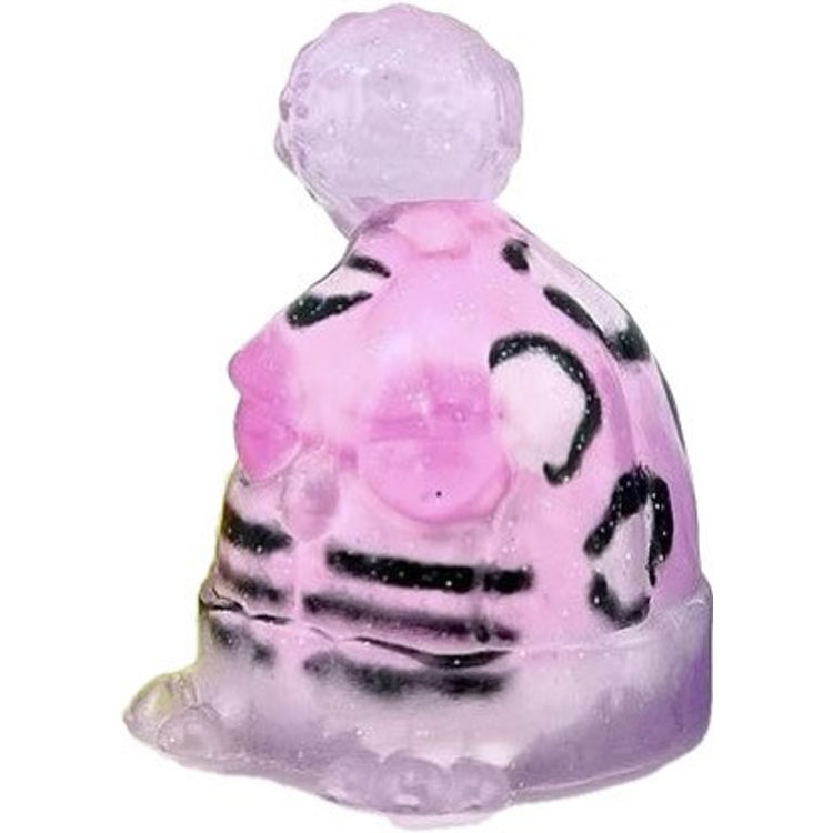 Pink Cheetah Beanie Bird by Doompy