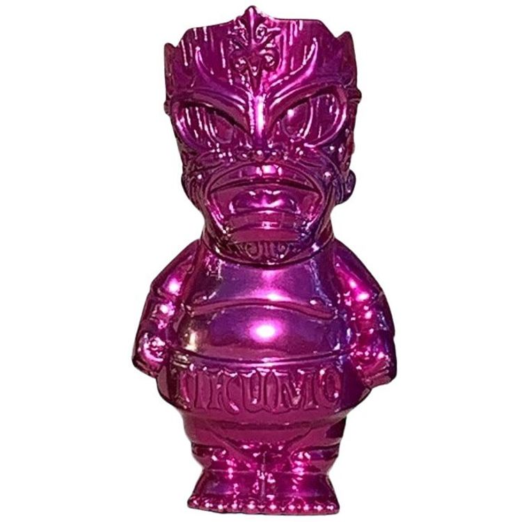 Pink Chrome Tikumo Super Tiki Sumo :  Valentine Colorway by Gerald Okamura