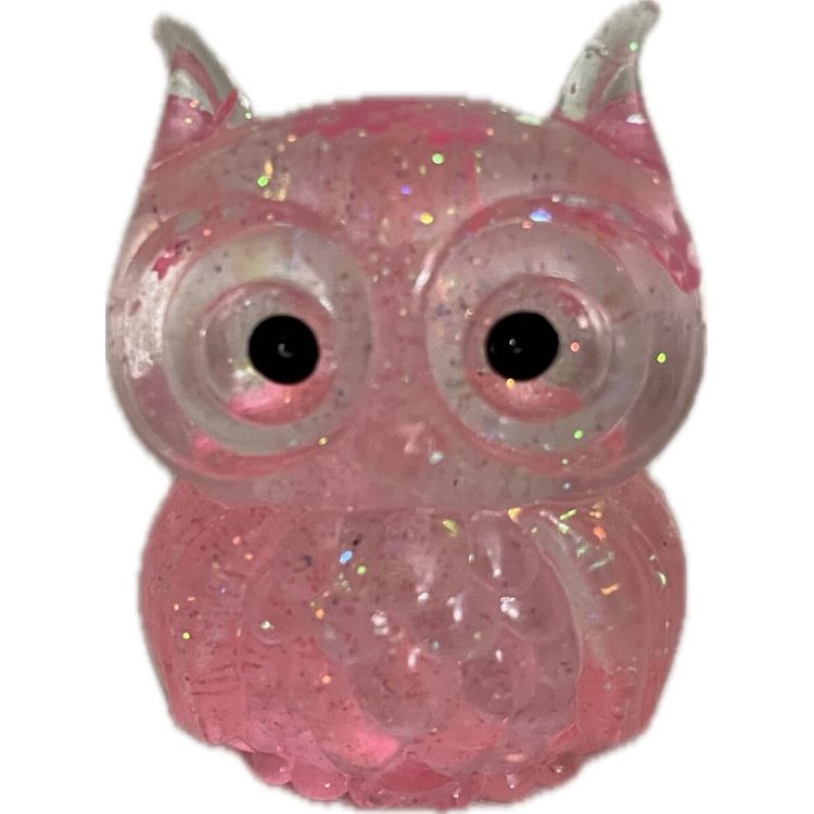 Pink Crystal Cismoc Owl by Miss Muju