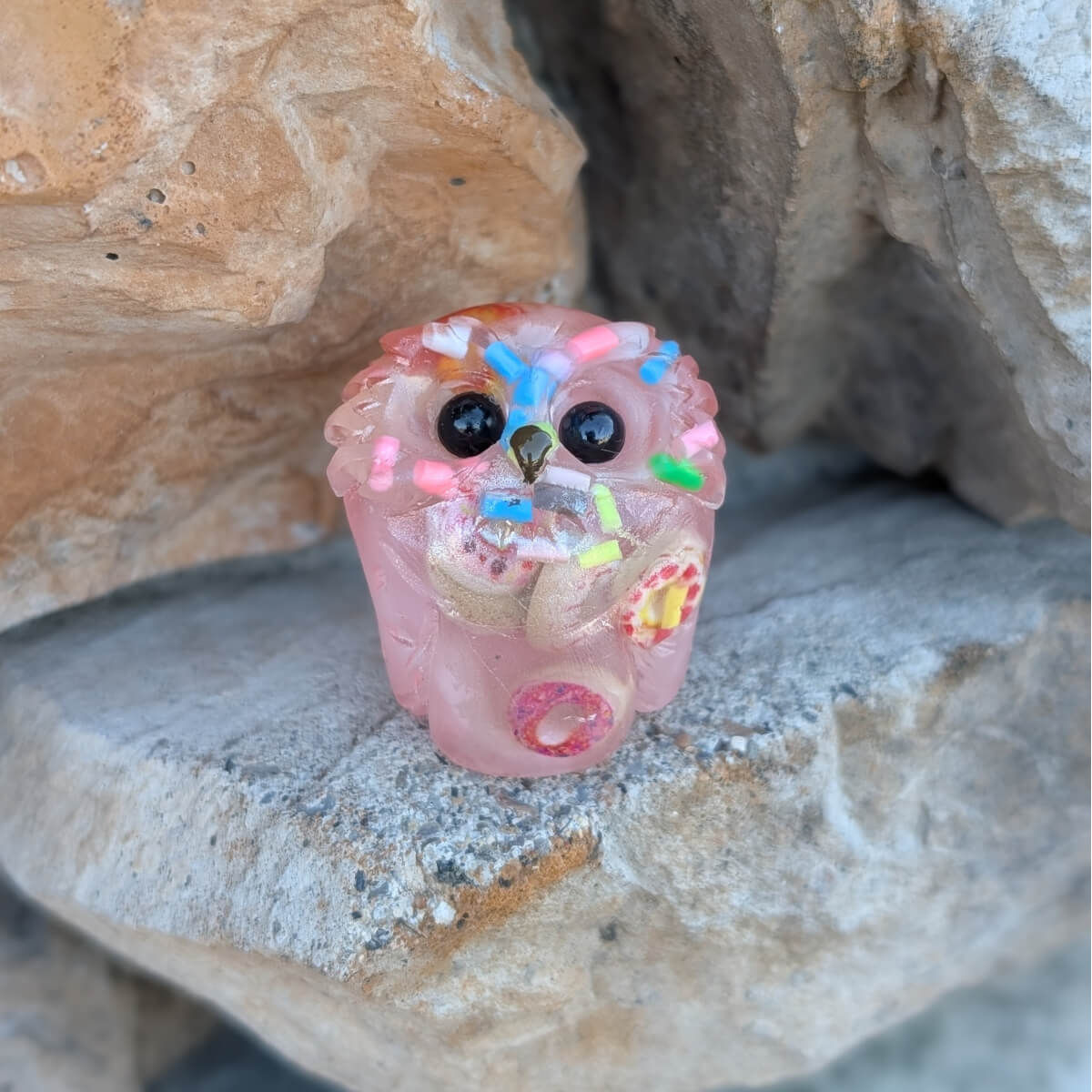 Pink Donut Owl