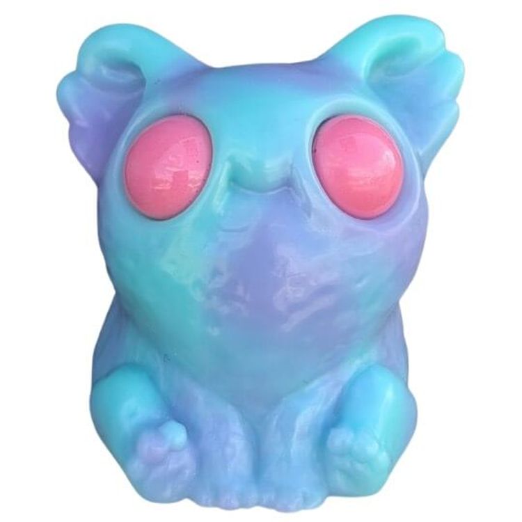 Pink Eyes Blue Smidgen  by Chris Ryniak