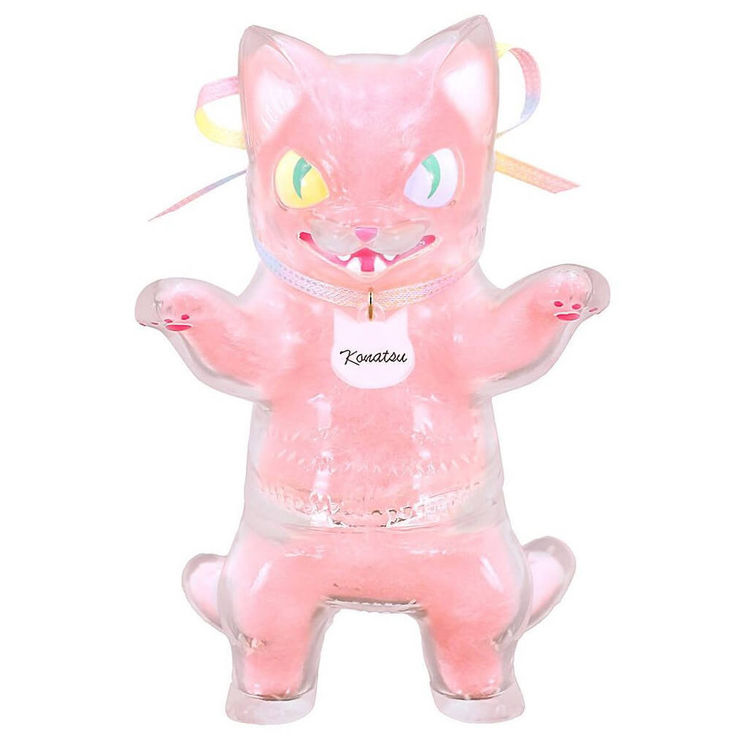 Pink Fake Fur Negora by Konatsu Koizumi