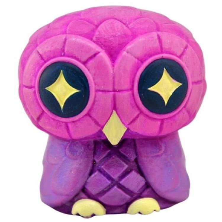 Pink Haze Tiny Owl by Jeremiah Ketner