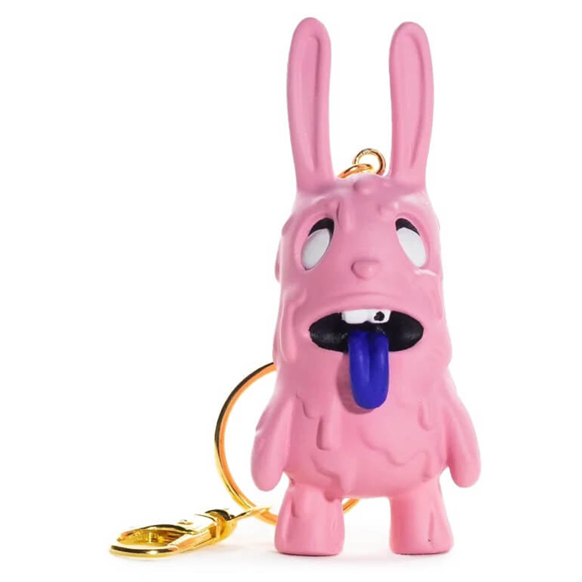Pink Micro Zombie Bunny Keychain