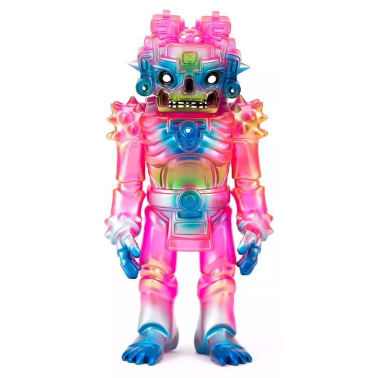 Pink Mictlan with Blue by Frank Mysterio