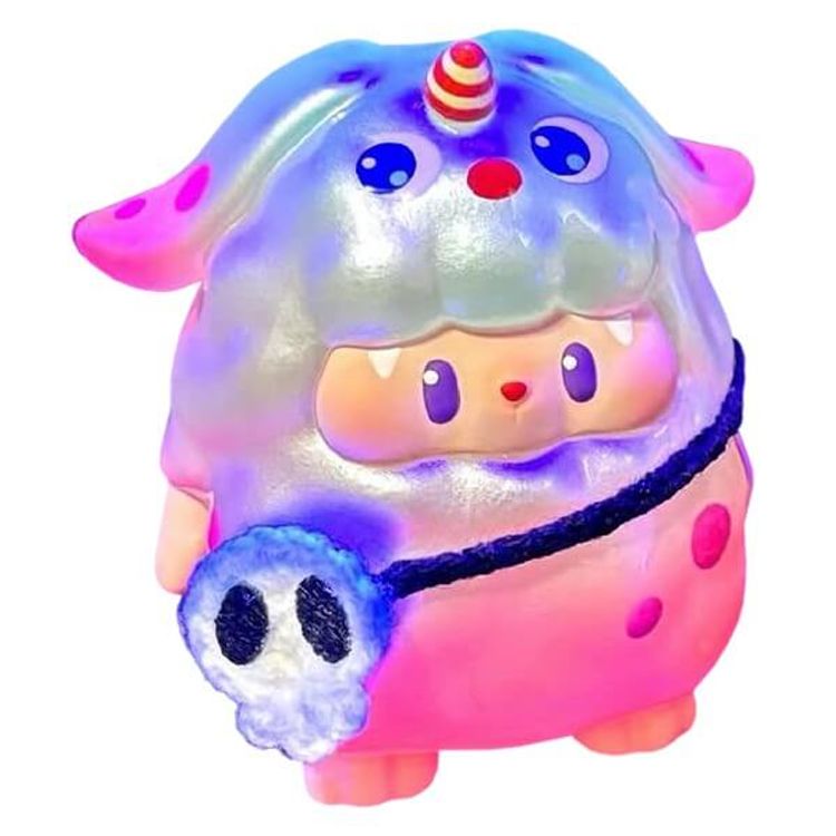 Pink Monster Bunny May by Lucky Day Craft