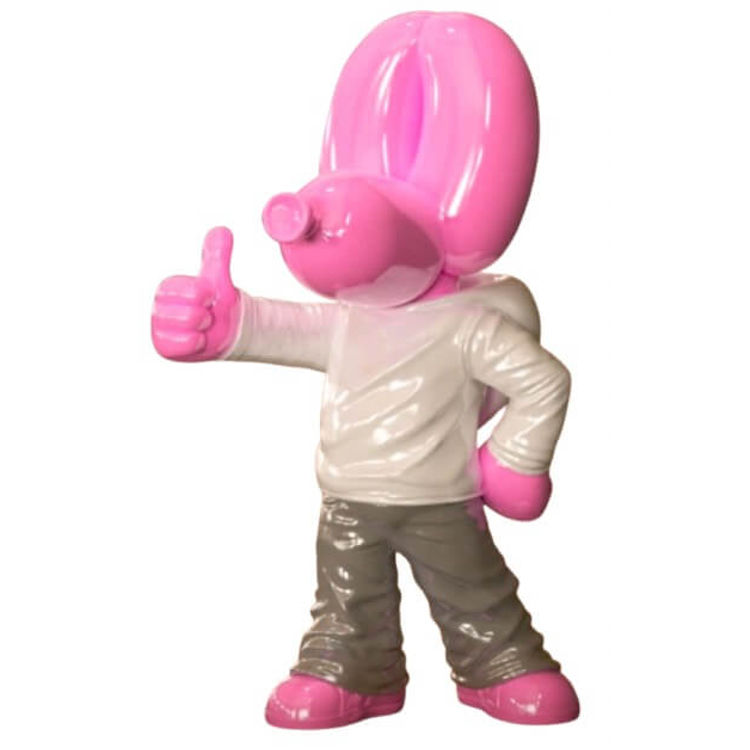 Pink Thumbs Up, You are doing great! Jeff Junior by Whatshisname (Sebastian Burdon)