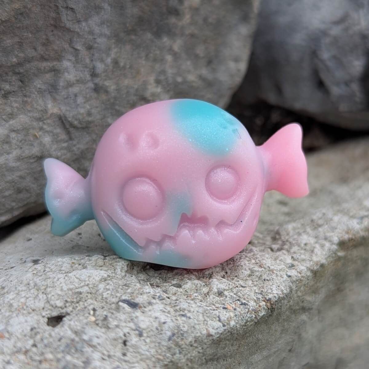 Pink and Blue Swirl Rotty Candy 