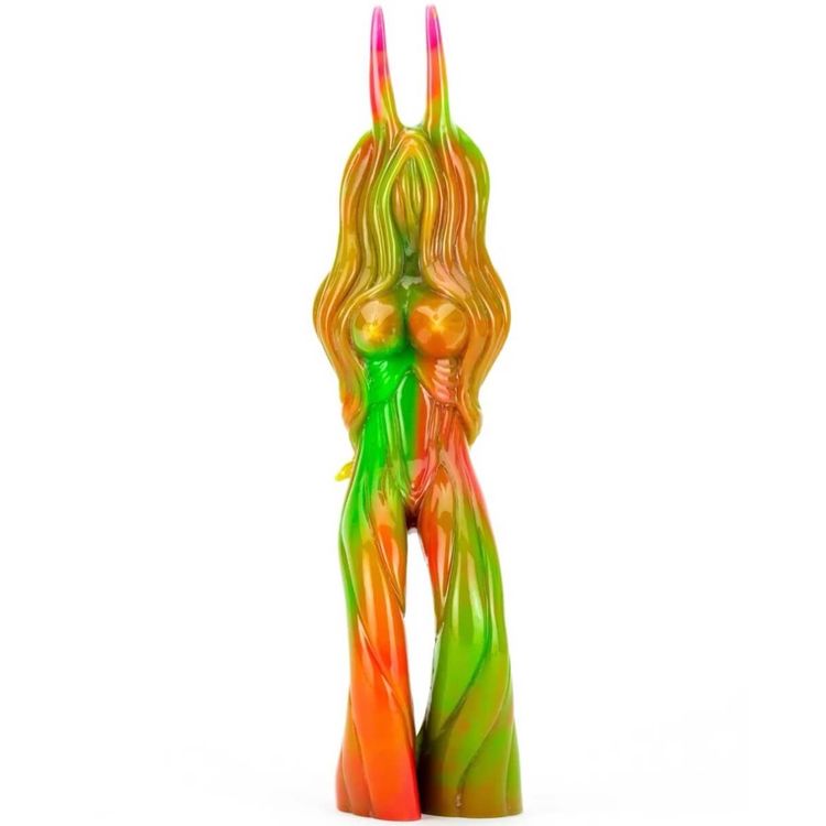 Pink and Green GID Venus Penetrator by American Gross (Josh Kimberg)