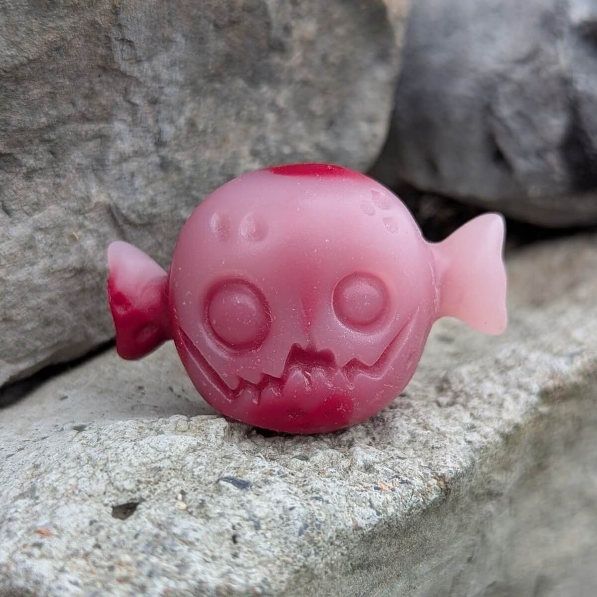 Pink and Maroon Swirl Rotty Candy
