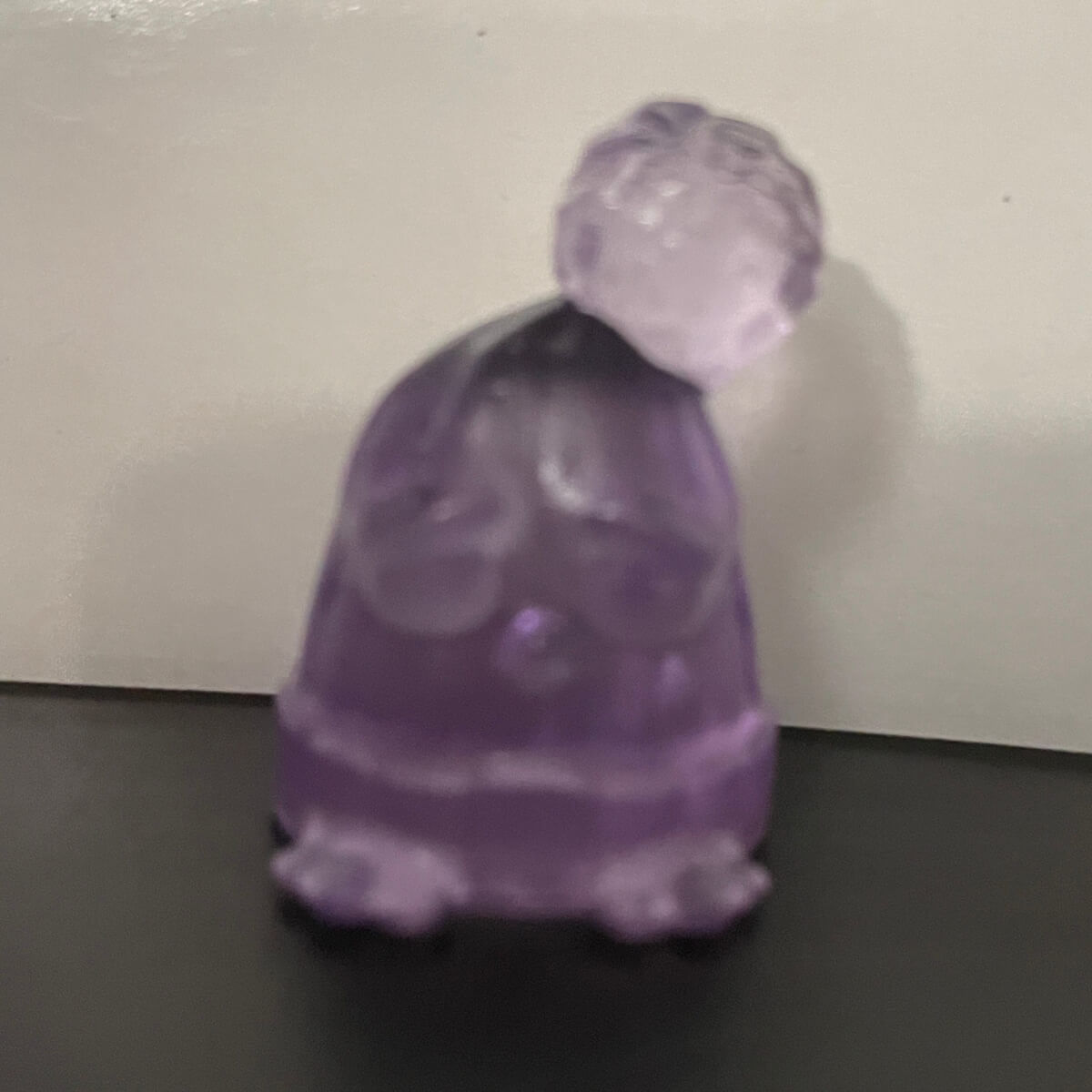 Pinkish clear "intergalactic" itty bitty beanie birdz (sad)