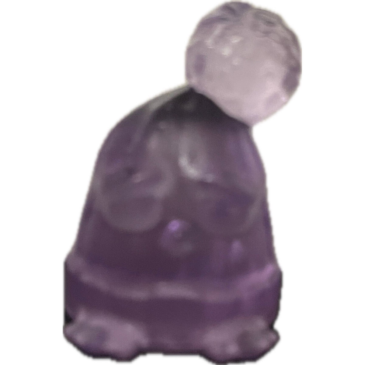 Pinkish clear "intergalactic" itty bitty beanie birdz (sad)