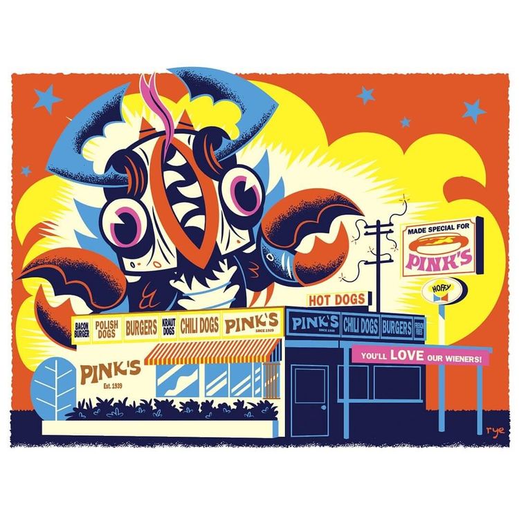 Pinks vs The Kaiju by Ryan Hungerford