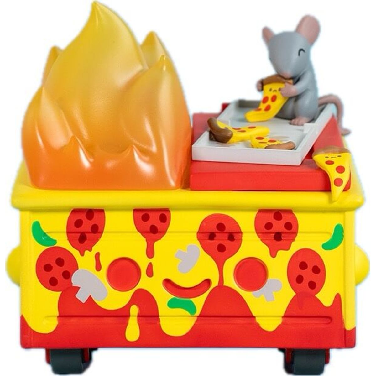Pizza Rat Dumpster Fire - Extra Cheese Edition