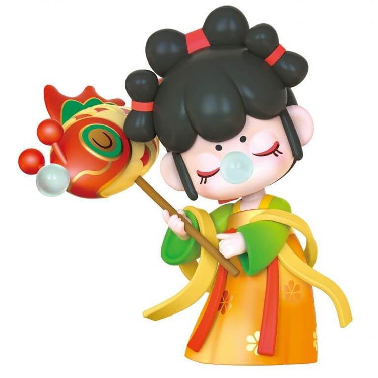 Nanci Playing the Fish Lamp by Rolife