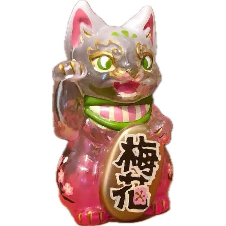 Plum Blossom Bake Lucky Cat by Genkosha