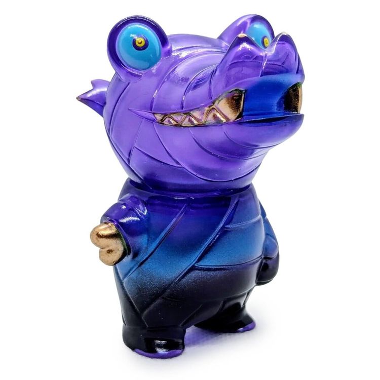 Pocket Mummy Gator Purple Gold by Brian Flynn