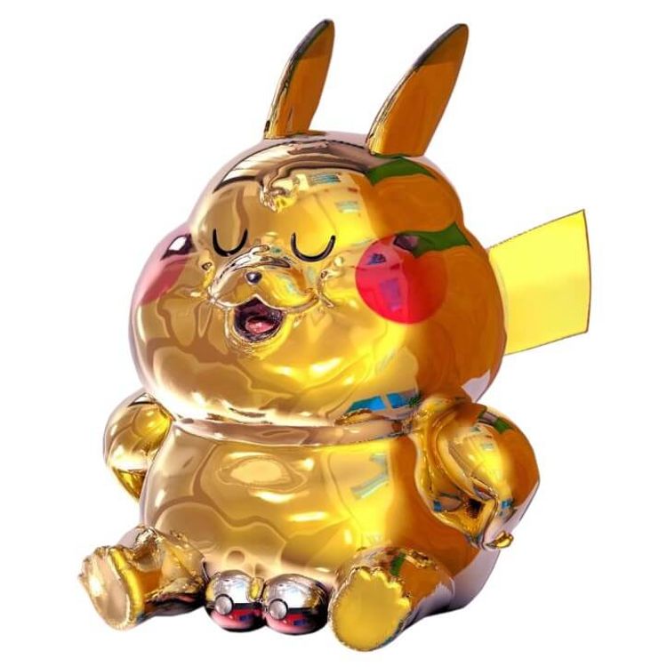 Pokeballz Pikkachu Gold by Alex Solis